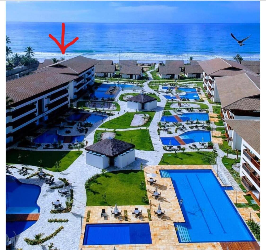 Flat Beira Mar Cupe Beach Living - Pôrto das Galinhas Buitenkant foto