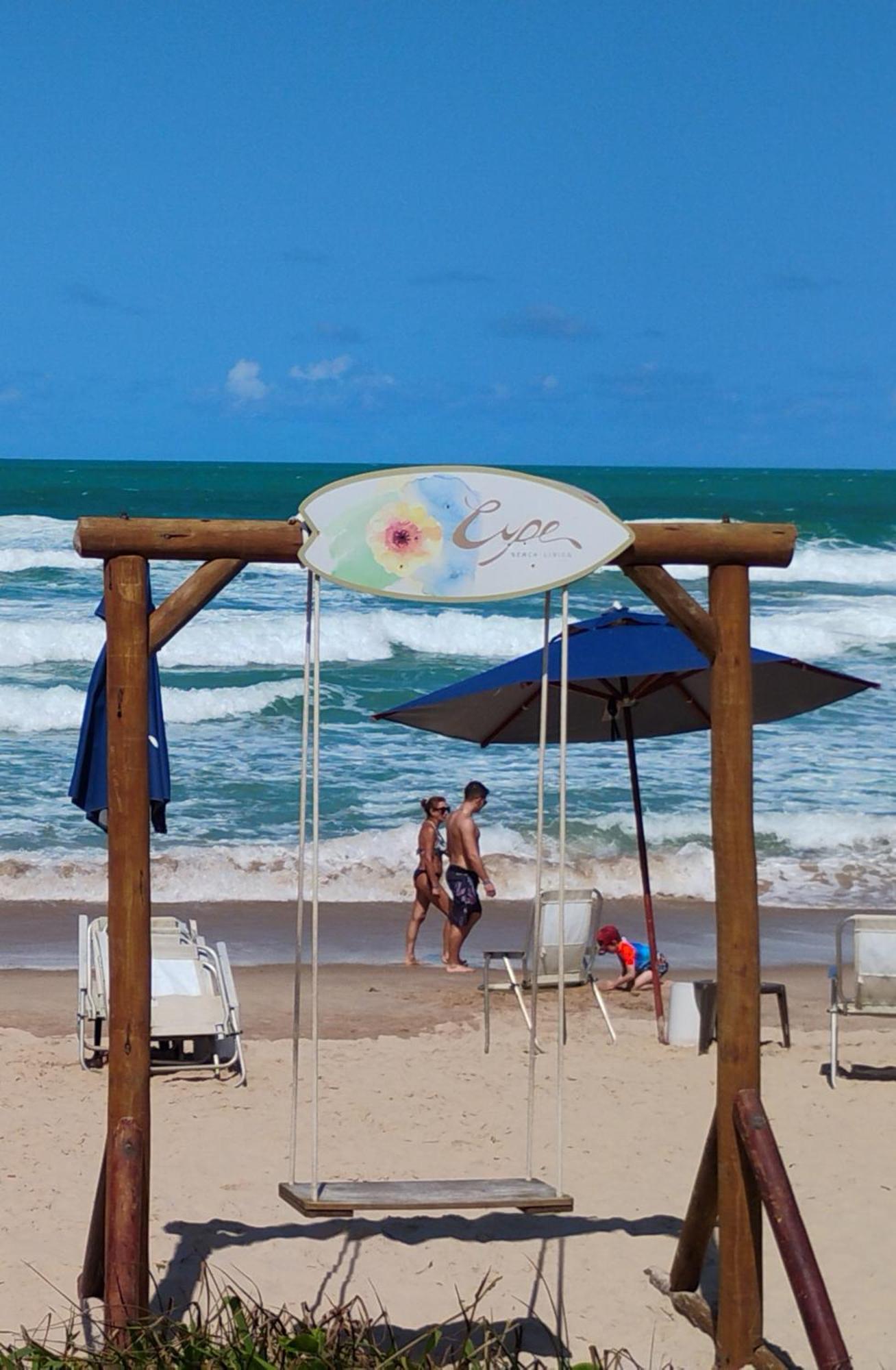 Flat Beira Mar Cupe Beach Living - Pôrto das Galinhas Buitenkant foto